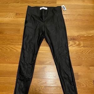 Leather leggings